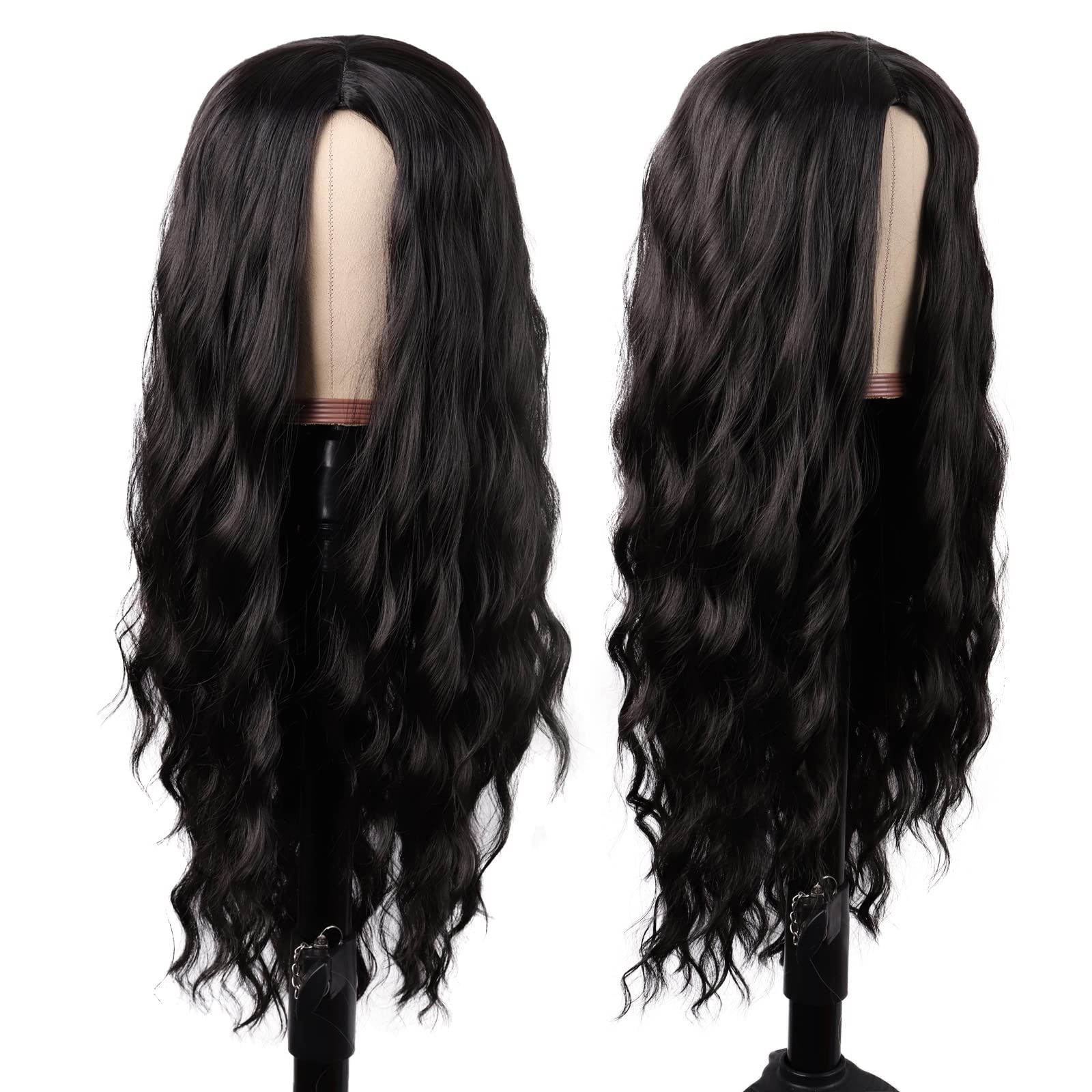 Mapofbeauty 32 Pulgadas/80cm de Luz Rubia Pelo Largo Rizado Ondulado Peluca Cosplay Peluca — view 47