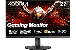 KOORUI 27” WQHD Gaming Monitor ed270u