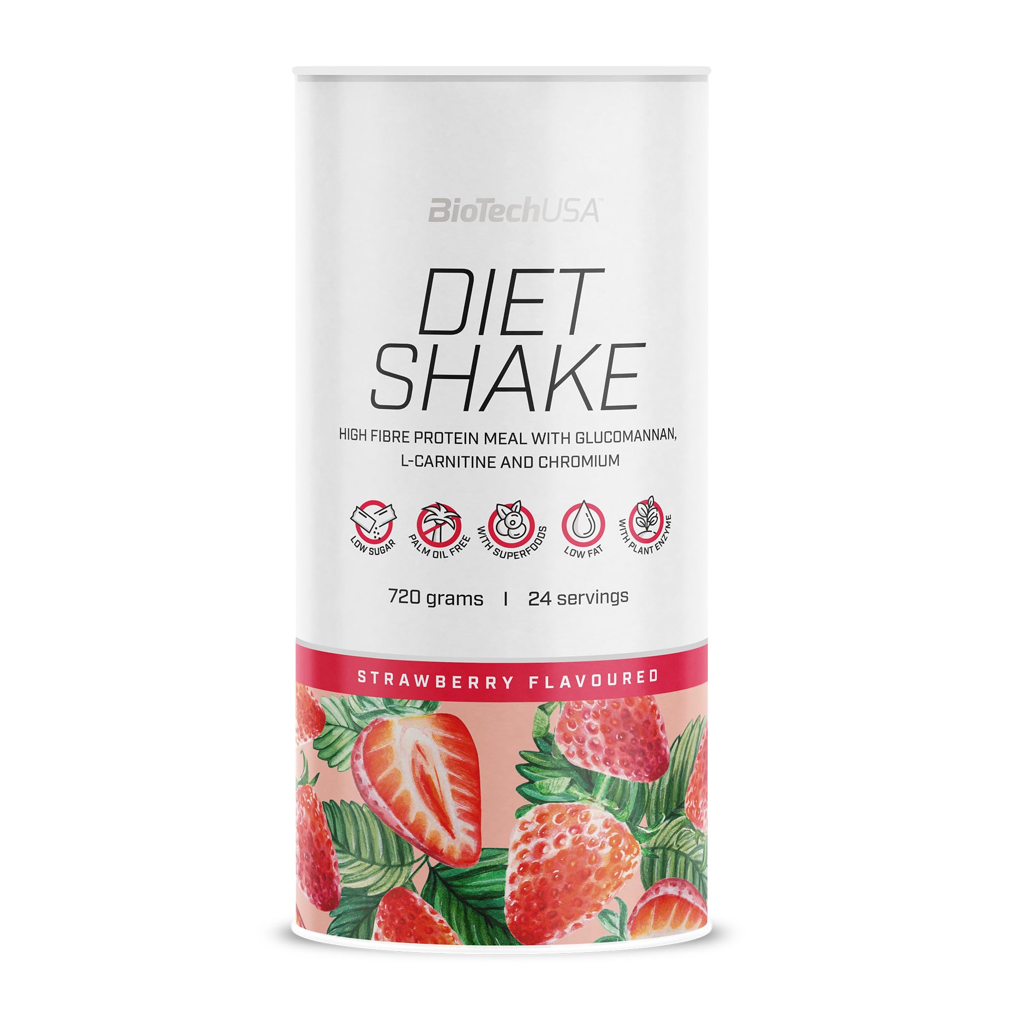 BioTechUSA Diet Shake | Ballaststoffreiches Molkeneiweiß-Getränkepulver