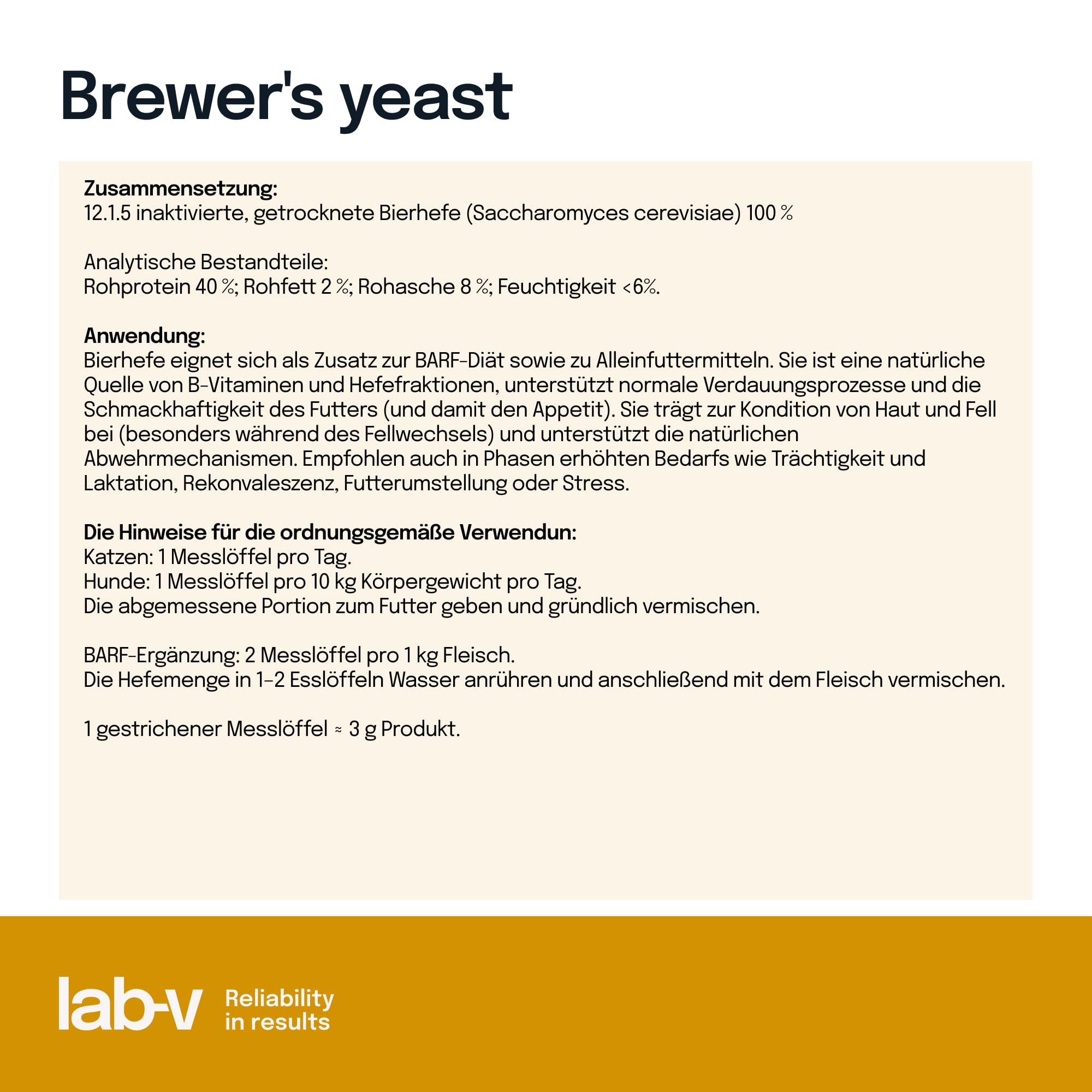 Lab-v Barf-Zusatzset für Katzen – Komplettpaket mit 9 Ergänzungen: Taurin, Algen, Calcium, Öl, Hämoglobin, Salz u. v. m. – Ergänzungsfuttermittel für Barf-Fütterung