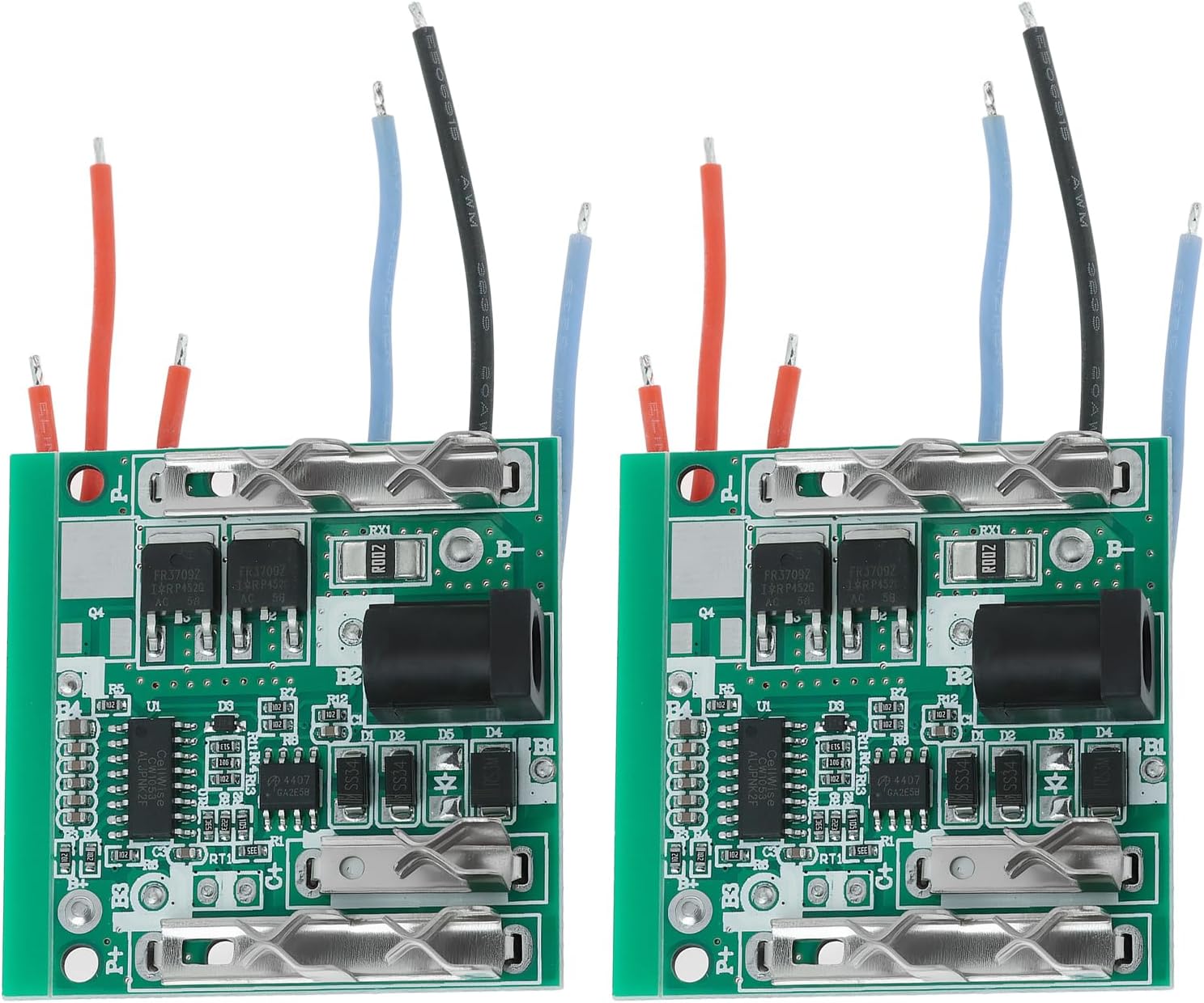 Create idea 2Pcs 5S Lithium Battery Protection Board for 5 Strings 18V 21V 20A Lithium Battery