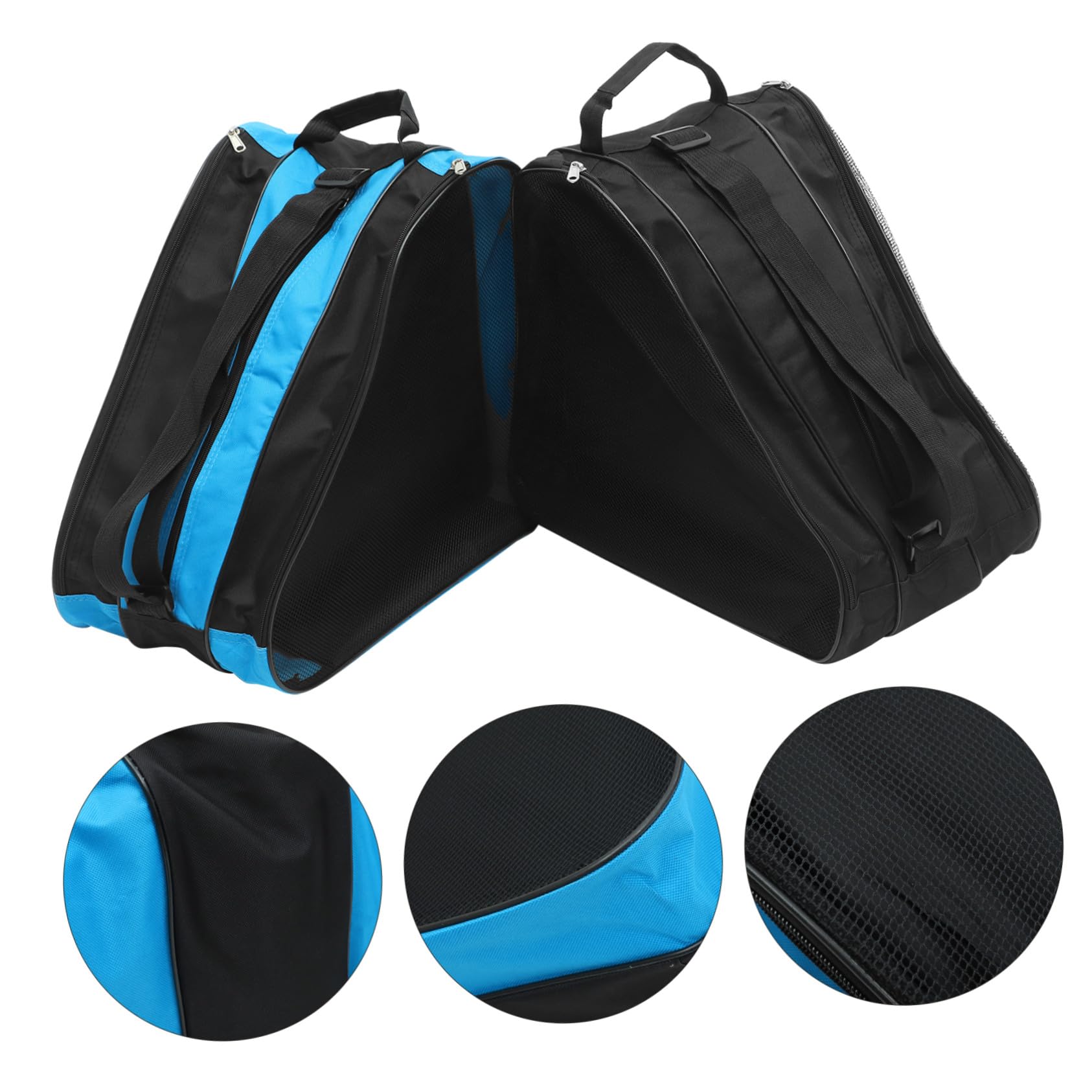 ERINGOGO Borsa per Pattini da Ghiaccio Oxford Resistente 2 Pezzi Design Semplice e Portatile per Uso Esterno e Trasporto Facile