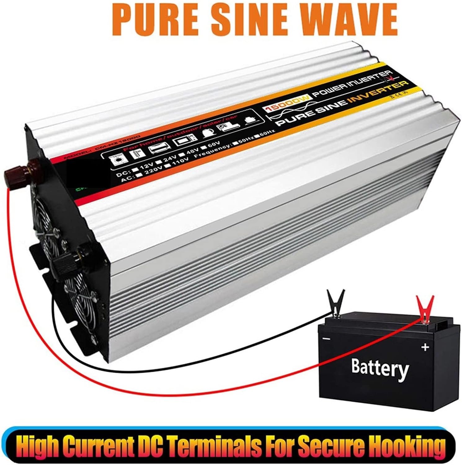 純粋な正弦波ソーラー インバーター 10000W-20000W 純粋な正弦波パワー インバーター カー 【パワーカーインバーター】 ソーラー 