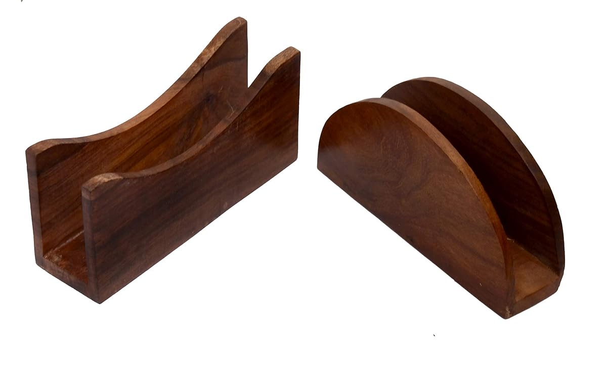 Anaya Afroz Set of 4 Sheesham Wood Beautiful Tissue Holder