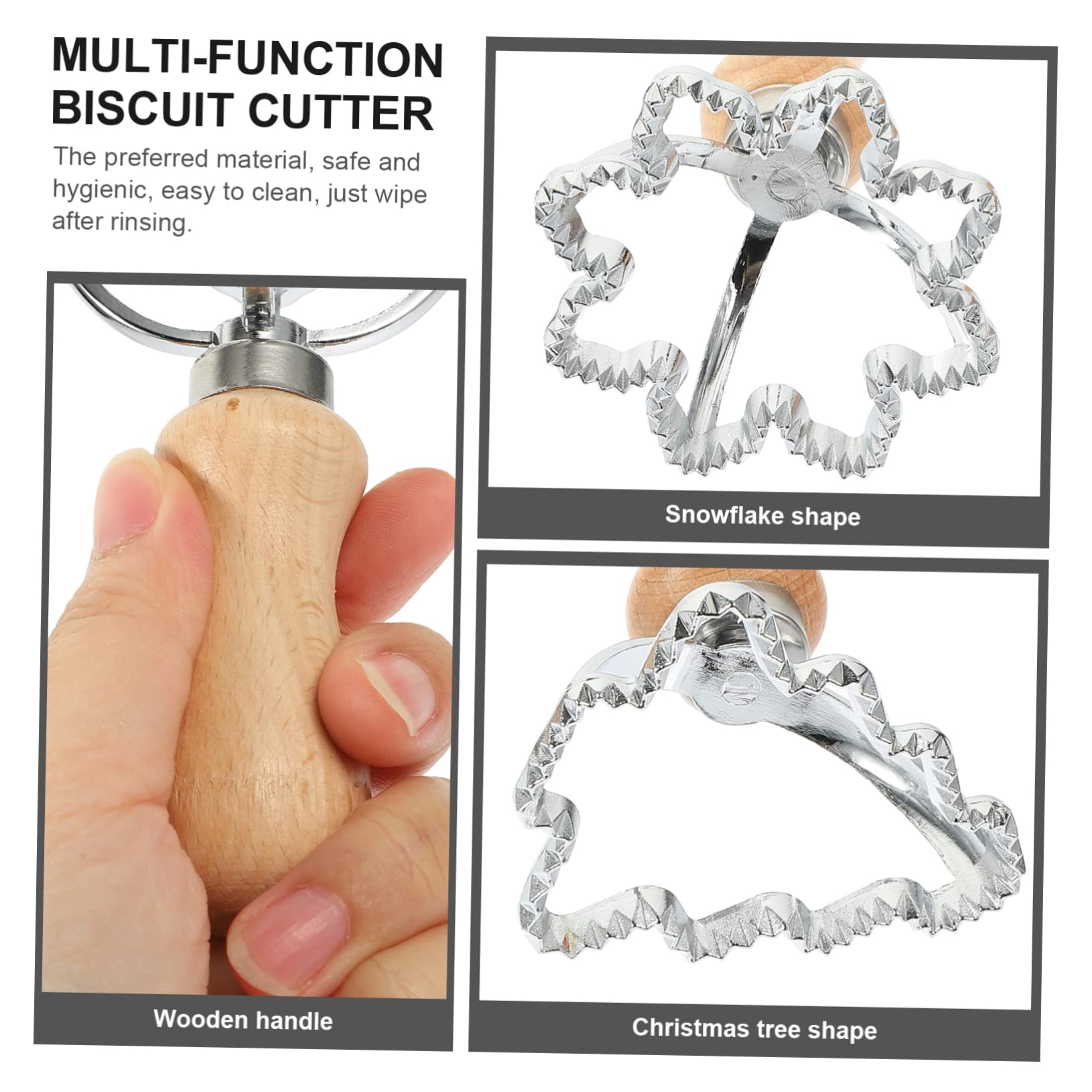 Alipis 10stücke Ausstecher Für Plätzchen Und Dumplings Multifunktionale Keksform Zinklegierung Schneeflocken Und Weihnachtsbaum-design Für Kreative Backprojekte Mit Kindern