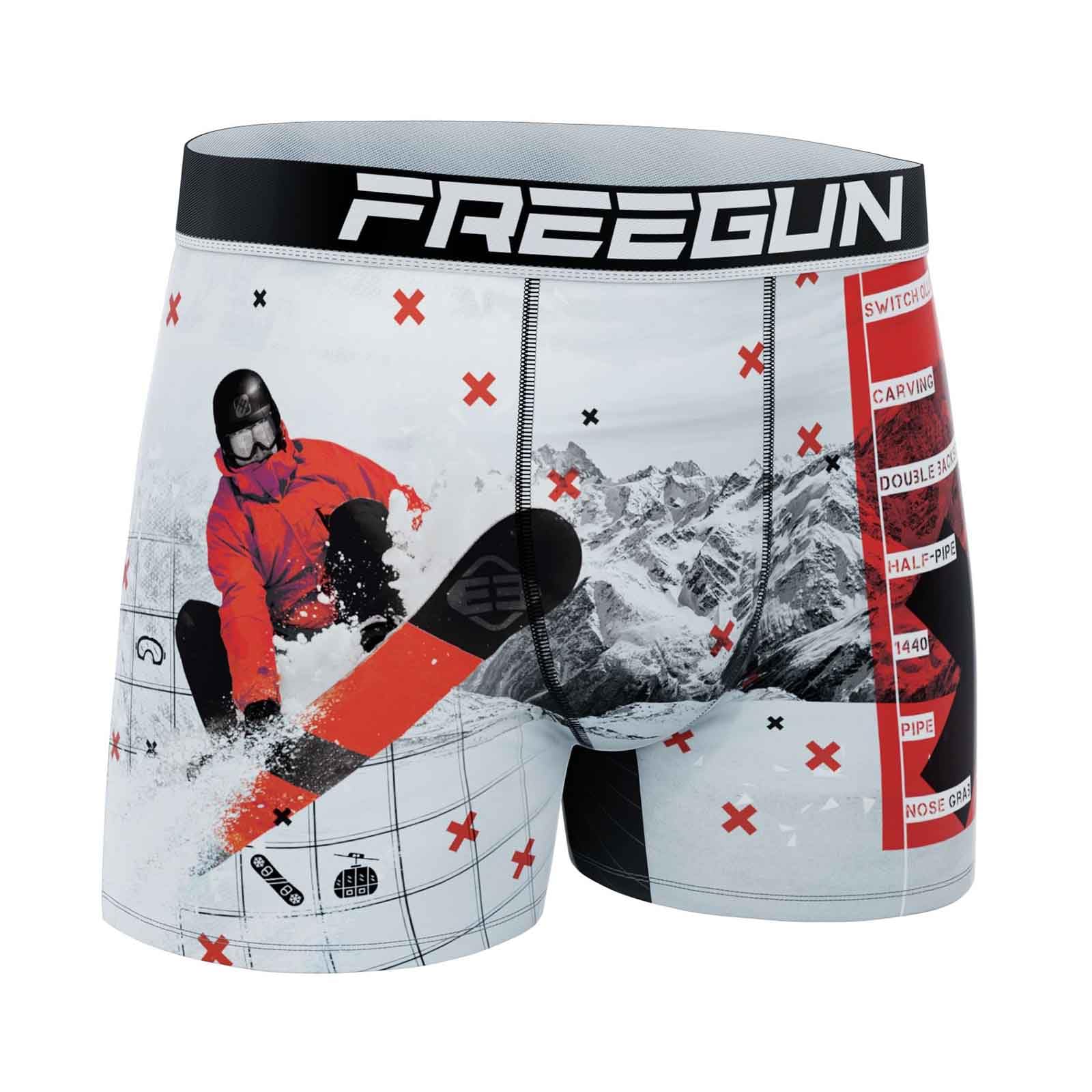 FREEGUN Lot de 6 Boxers Garçon Premium