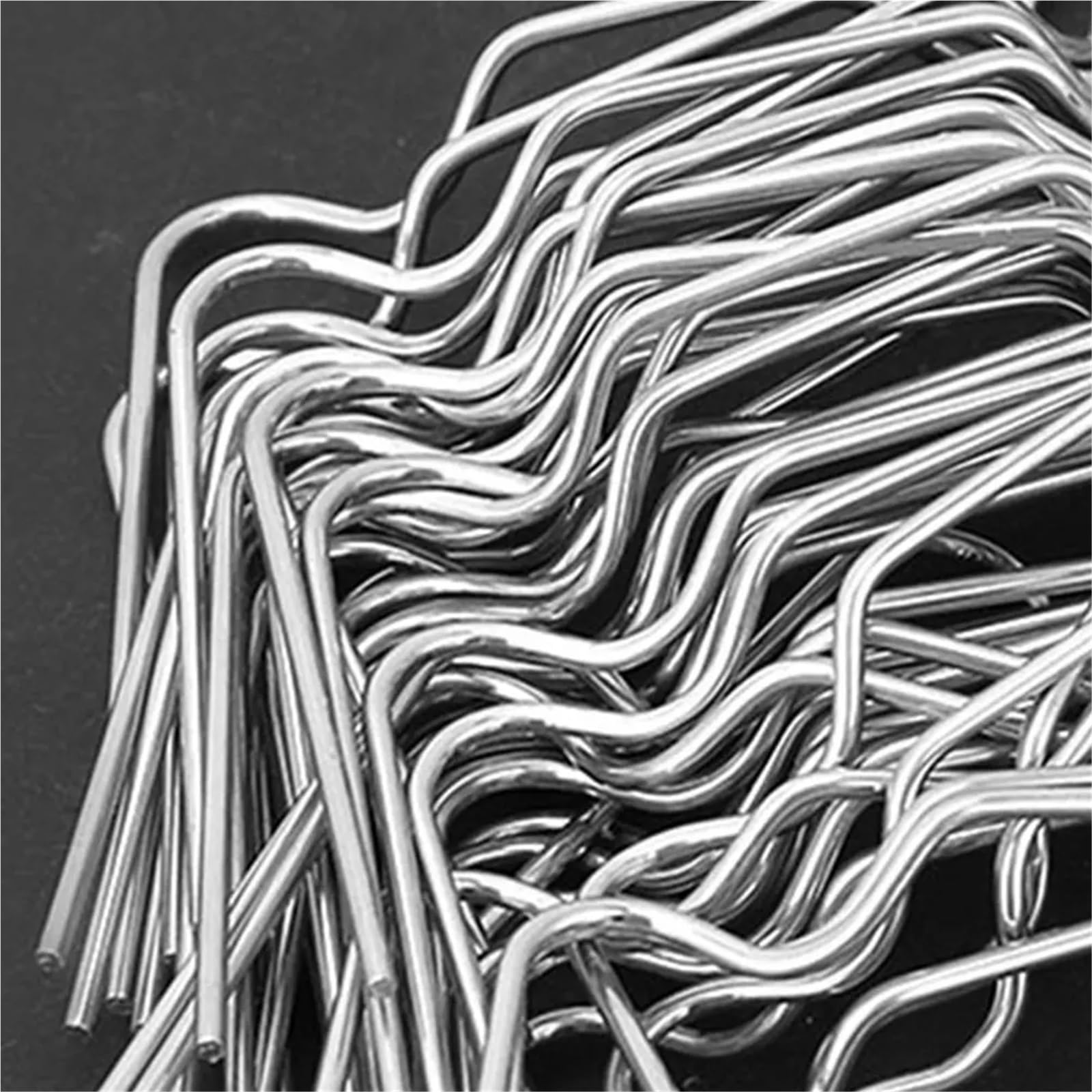 Clips pour Serre en Verre, Lot de 300 Clips en Acier Inoxydable for Serre vitrée de Type W, 65 x 32 mm