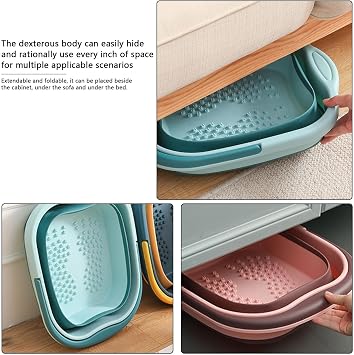 Foot Soaking Basin Foldable Basin for Soaking Feet with Relaxing Points