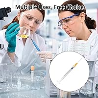 Vista 12 de 100Pack -1ml Luer lock Syringes with 23Ga(1inch) Needles, Individually Packaging Disposable Plastic Syringes and Needles for Scientific Labs