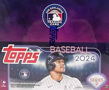 Amazon.com: 2024 Topps Series 2 Baseball Retail Display Box