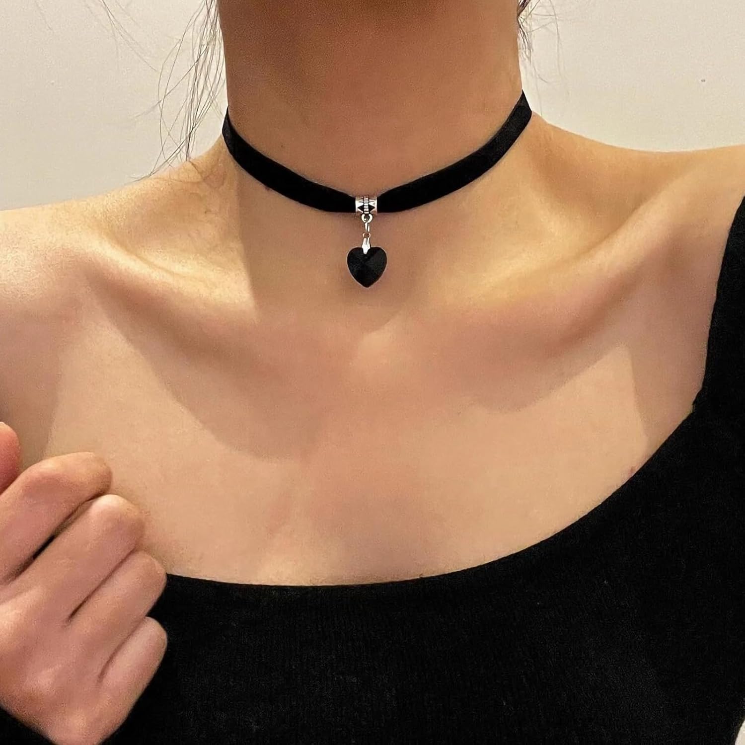 Gothic Black Necklace for Women, Adjustable Victorian Velvet Lace Collar, Halloween Party Cosplay Jewelry Gift - Image 3