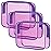 PACKISM TSA Approved Toiletry Bag - 3 Pack Quart-sized Clear Toiletry Bag with Zipper, Clear Makeup Bags Fit Travel Size Toiletries, Carry-onTravel Bags, Light Pinkish Purple