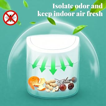Mini Desk Bin, 2L Small Bathroom Bin Desktop Trash Can with Swing Lid