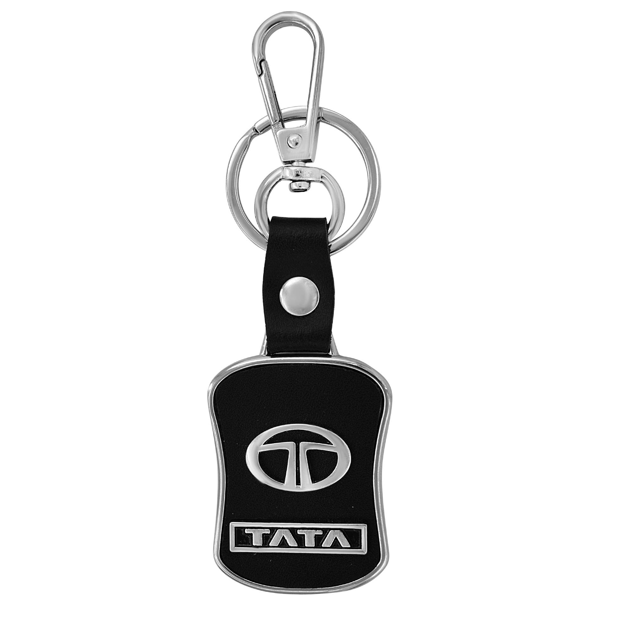 Memoir Stainless steel TATA logo stylish car key chain keyring Stylish CLMC4893