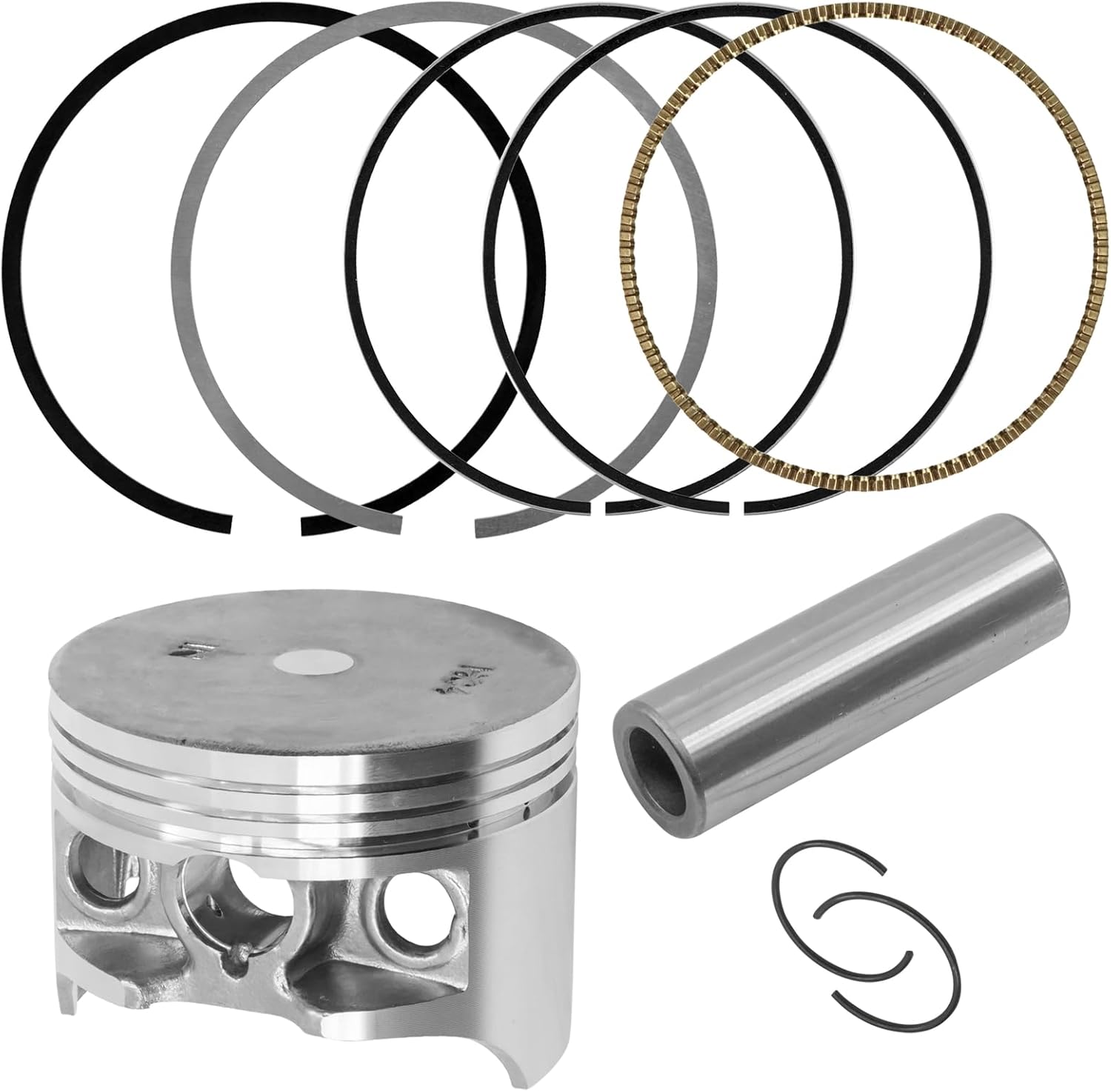 Powersports Replacement Parts for Engine Piston & Ring Kit for Honda XL250S 1979-1981 13101-HC4-000 Mod-C33C-9606