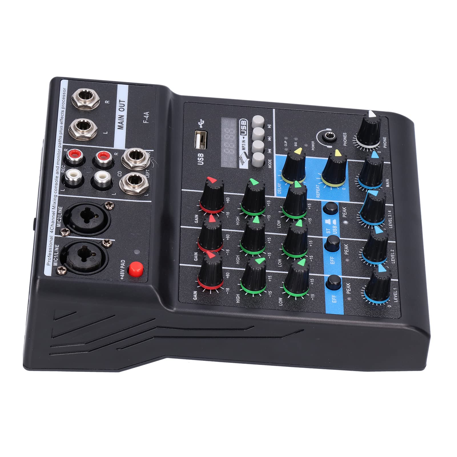 Amazon.co.jp: F4AミニUSBオーディオミキサーコンソールファントム