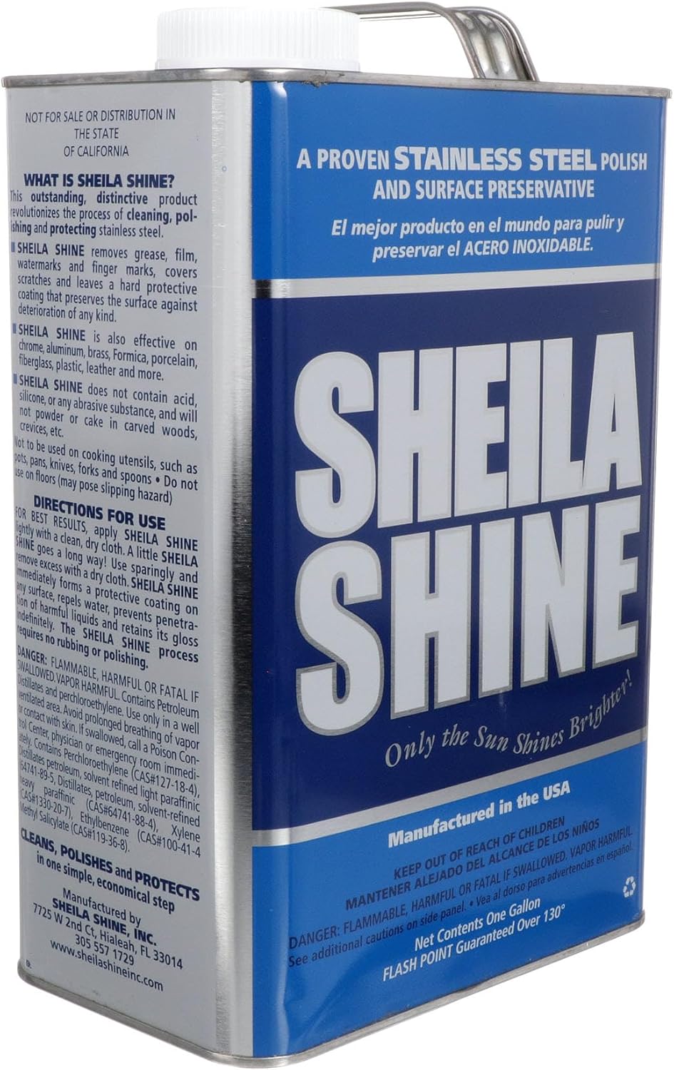 Component Hardware 1-Gallon Sheila Shine Stainless Steel Polish Can