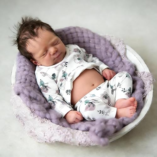 Miniatura 5 de Anano Muñecas Reborn de silicona de cuerpo completo, muñeca realista de bebé recién nacida, muñeca de silicona de cuerpo completo, muñecas de bebé