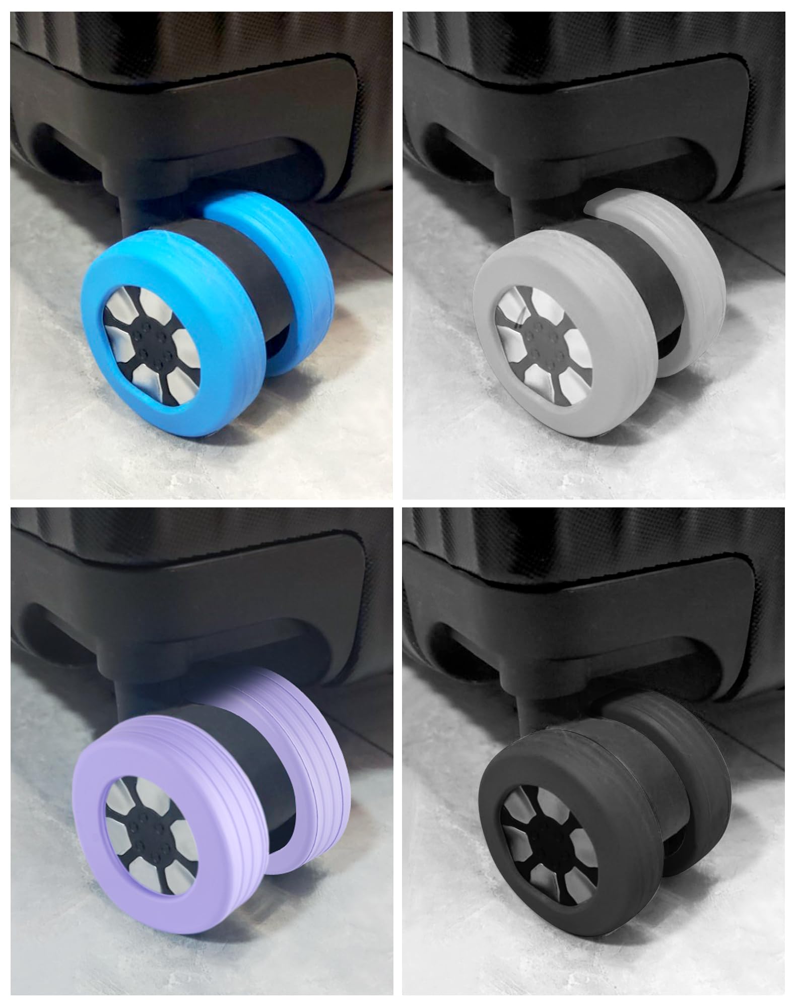 Amazon.co.jp: スーツケース タイヤカバー 8個セット キャリーケース