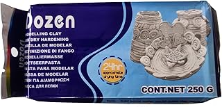 Dozen मॉडलिंग क्ले 250g 1 का पैक (सफ़ेद)