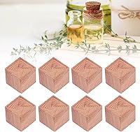 Vista 4 de Essential Oil Diffuser Wood Aromatherapy Diffuser Rosewood Essential Oil Diffuser for Car Bedroom Office 8 Pcs