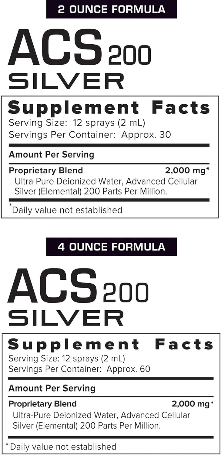 Results RNA - ACS 200 Silver Extra Strength Immune System Support – Advanced Cellular Colloidal Silver Supercharges Your Immune System. Recommended by Doctors Worldwide ( 2 oz )