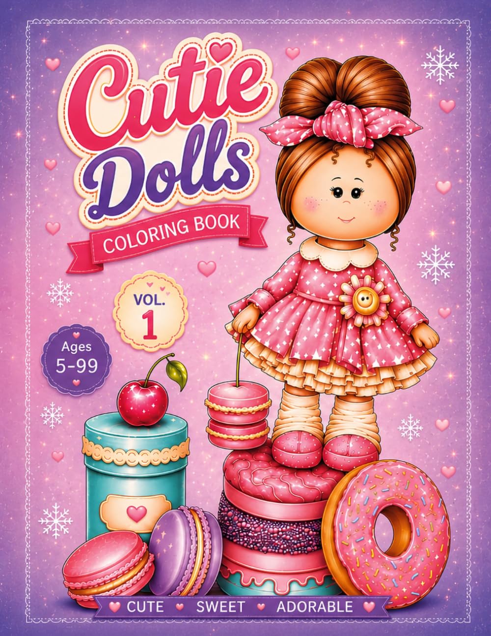 Cutie Dolls: coloring book (Cutie Dolls: Cute & Cozy Coloring Books)