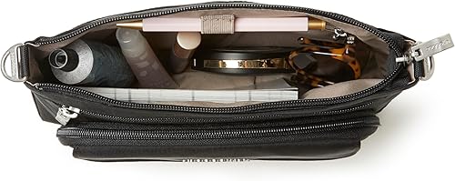 Miniatura 11 de Baggallini womens Original Everyday 11x 7.5 Crossbody Bags for Women Rfid Protected Lightweight Nylon Zippered Travel Purse