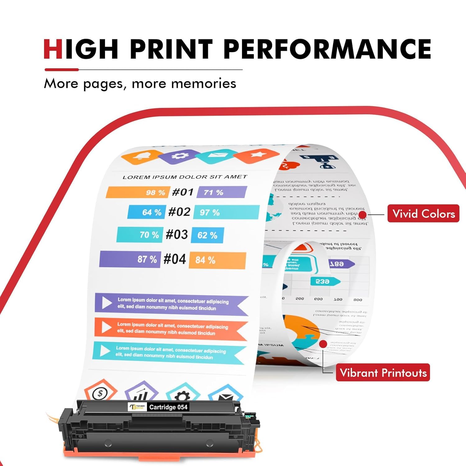 Toner 054H Zwart – XL Hoge Capaciteit – Compatibel Met Canon I-SENSYS LBP621Cw, LBP623Cdw, MF641Cw, MF643Cdw, MF645Cx – Tot 3100 Pagina’s – Nieuw, Niet Gerecycled