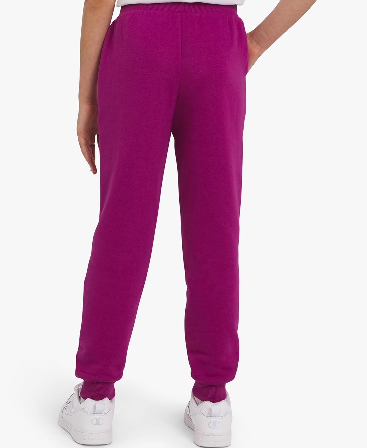 Champion Girls Jogger Pants Pull-On Fleece Sweatpants with Elastic Waist, Ribbed Cuffs & Side Pockets (2 Pack and Singles) - Image 5