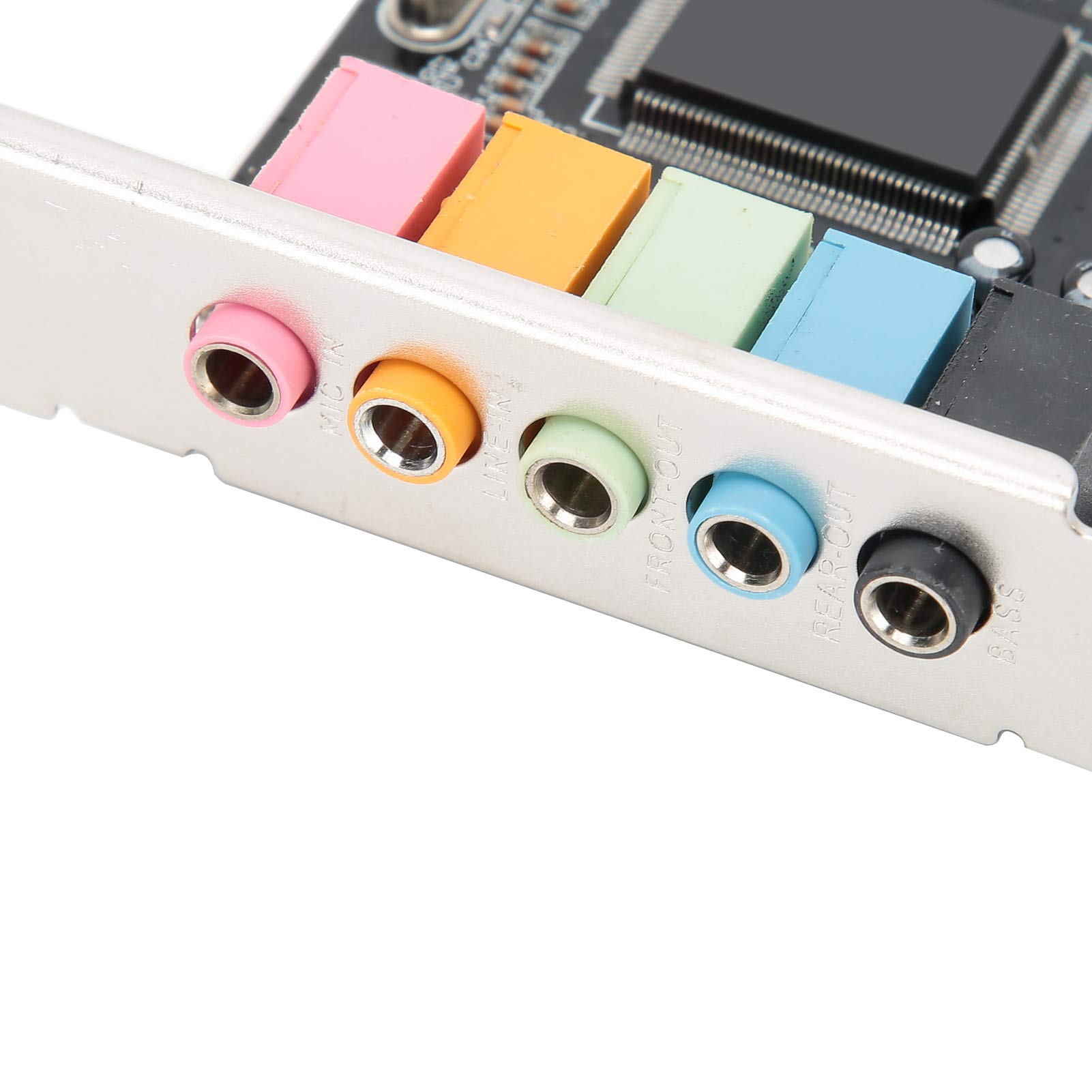 5.1-kanałowa karta dźwiękowa PCI-Express z pełnym dupleksem, karta dźwiękowa stereo z chipem CMI8738, do systemu na komputer stacjonarny, komputer do kina domowego, duże gry 3D