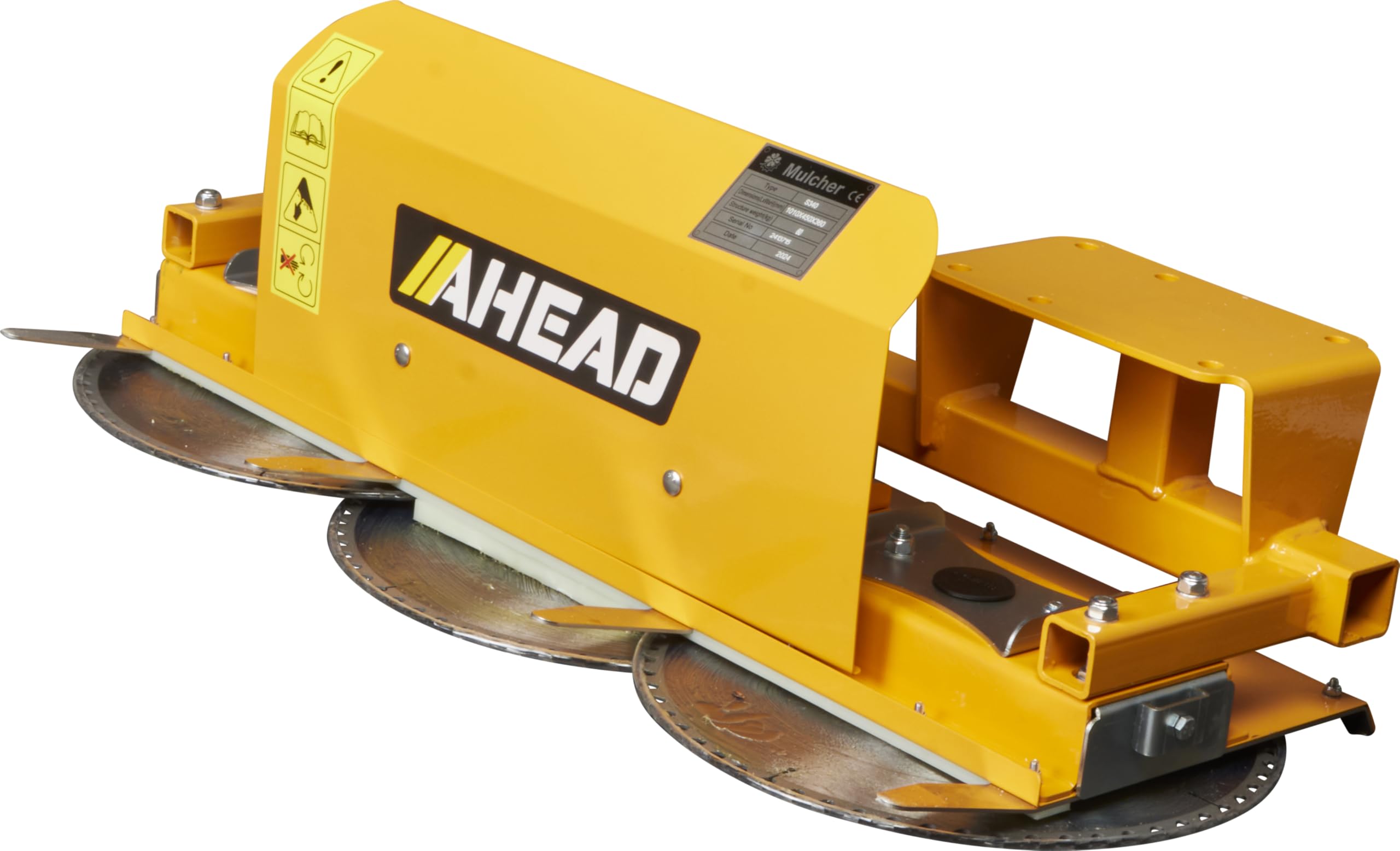 AHEAD S340 Sägekopf Astsäge Hydraulisch für Traktor mit Hydraulikarm Sägebreite 100 cm Mulcher Hecke mit Hydraulikmotor