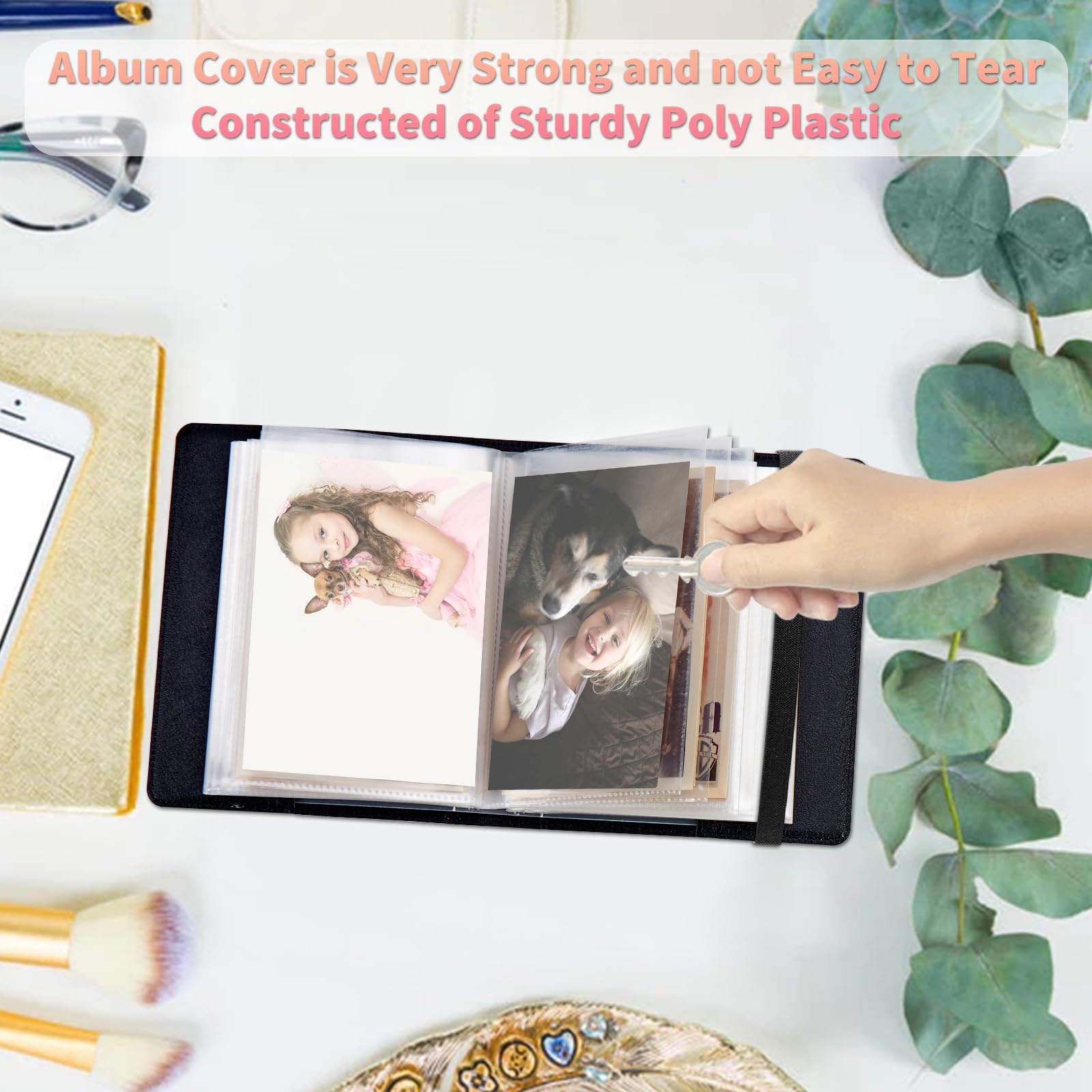 Album fotograficzny z grzybami 120 x 120 kieszeni mocna gumka mini małe albumy folder ochronny liść na zdjęcia album rodzinny ślub rocznica