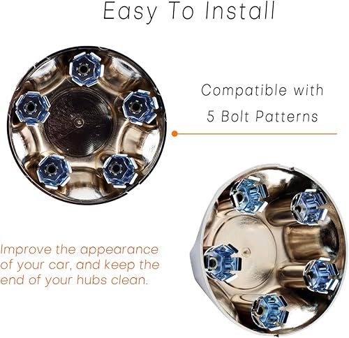 Miniatura 4 de GTownWorks - Tapones centrales de rueda de 6.299 in y 6.26 pulgadas para Ford Explorer 1993-2003 Ford Ranger 1997-2001 Mercury Mountaineer