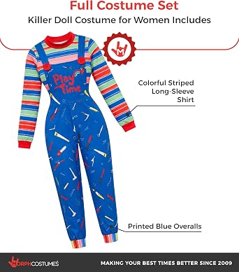 Morph Spooky Doll コスチューム 女性用 ハロウィン コスチューム 女性用 大人用