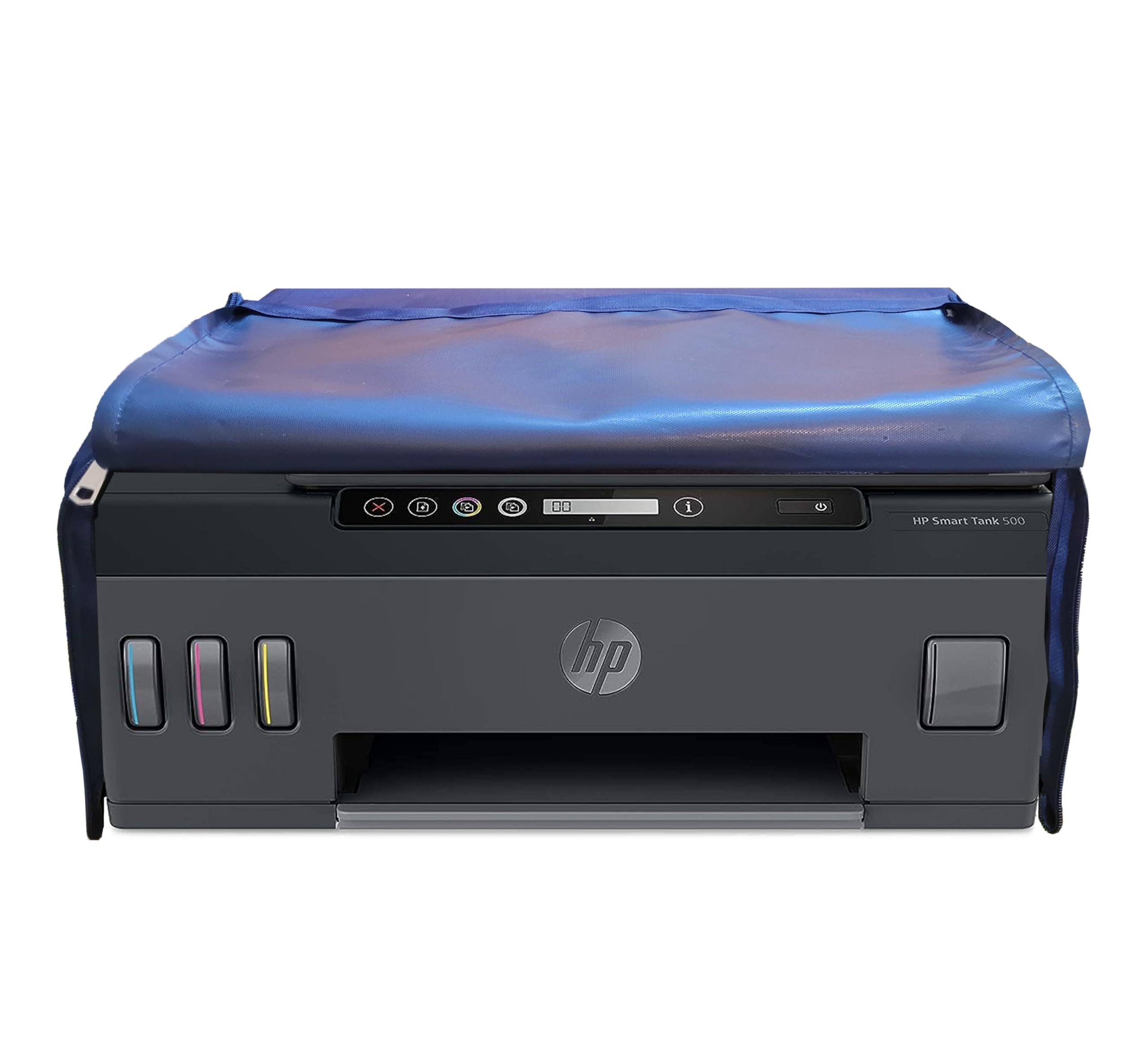 Protectio Chain Printer Cover for HP Smart Tank 500 / 515 / 516 Wireless All-in-One printer, Blue, Front and Back Zippers, Dustproof, Washable/ Premium Quality. (B0D7K78M5Q) Amazon Price History, Amazon Price Tracker