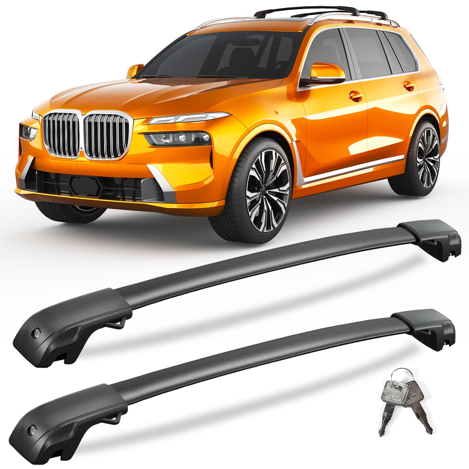 KINGGERI 300lbs Roof Rack Cross Bars Compatible with BMW X7 G07 2019-2026
