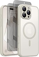 Vista 20 de Funda magnética para iPhone 17 Pro con protector de pantalla de privacidad [compatible con MagSafe] [protección de cámara] [grado militar]