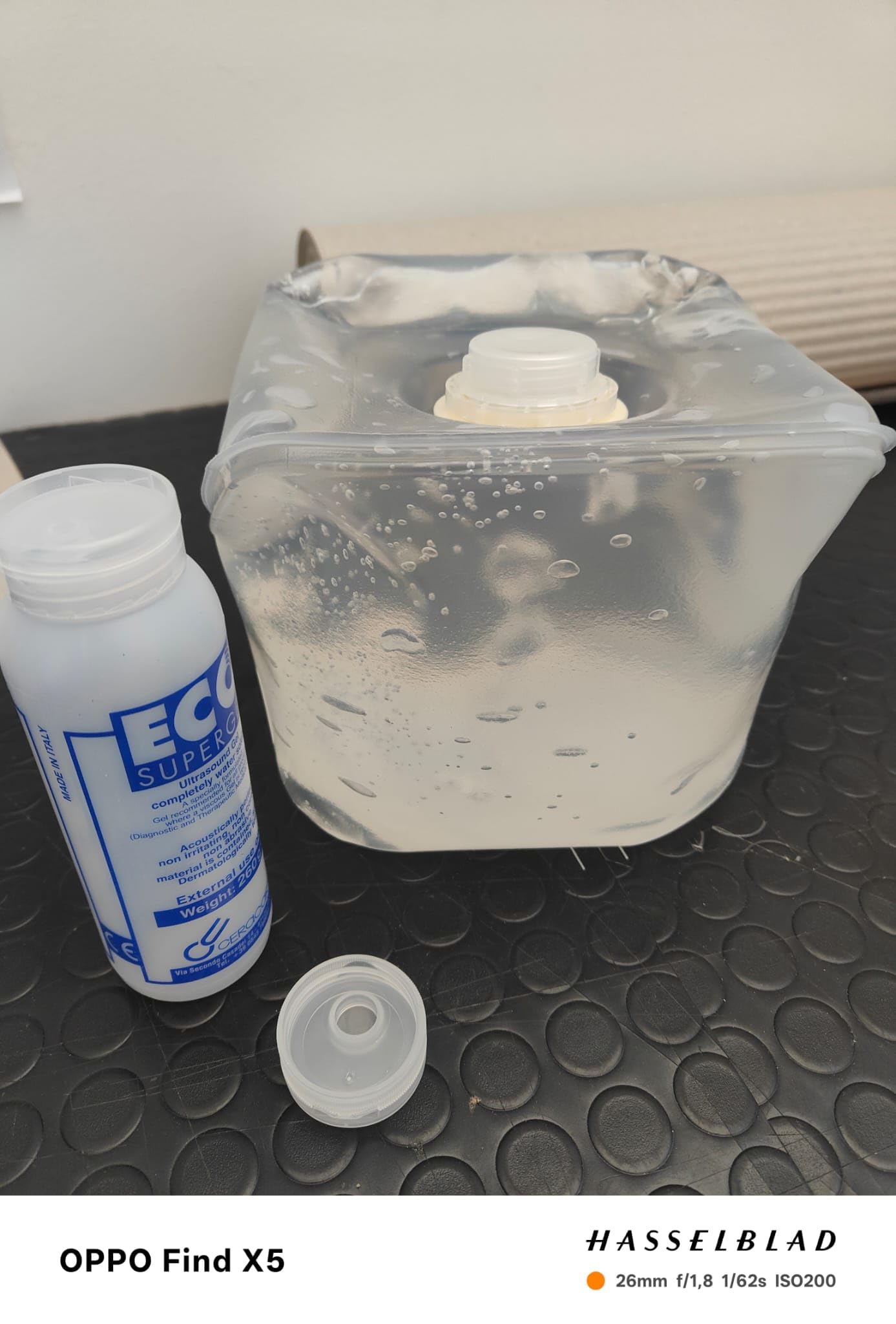 Set 2 Pezzi Gel Ultrasuoni Trasparente 5 Litri – Gel Conduttivo ad Alta Scorrevolezza per Ultrasuoni e Luce Pulsata – Formula Senza Sali – Uso Professionale ed Estetico