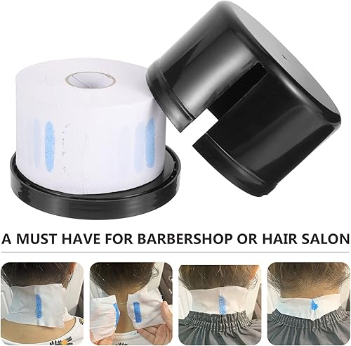 Miniatura 4 de Mobestech Dispensador para tiras de cuello, rollo de cuello, caja de papel, peluquería, barbero, tira de cuello, dispensador de cinta de cuello,