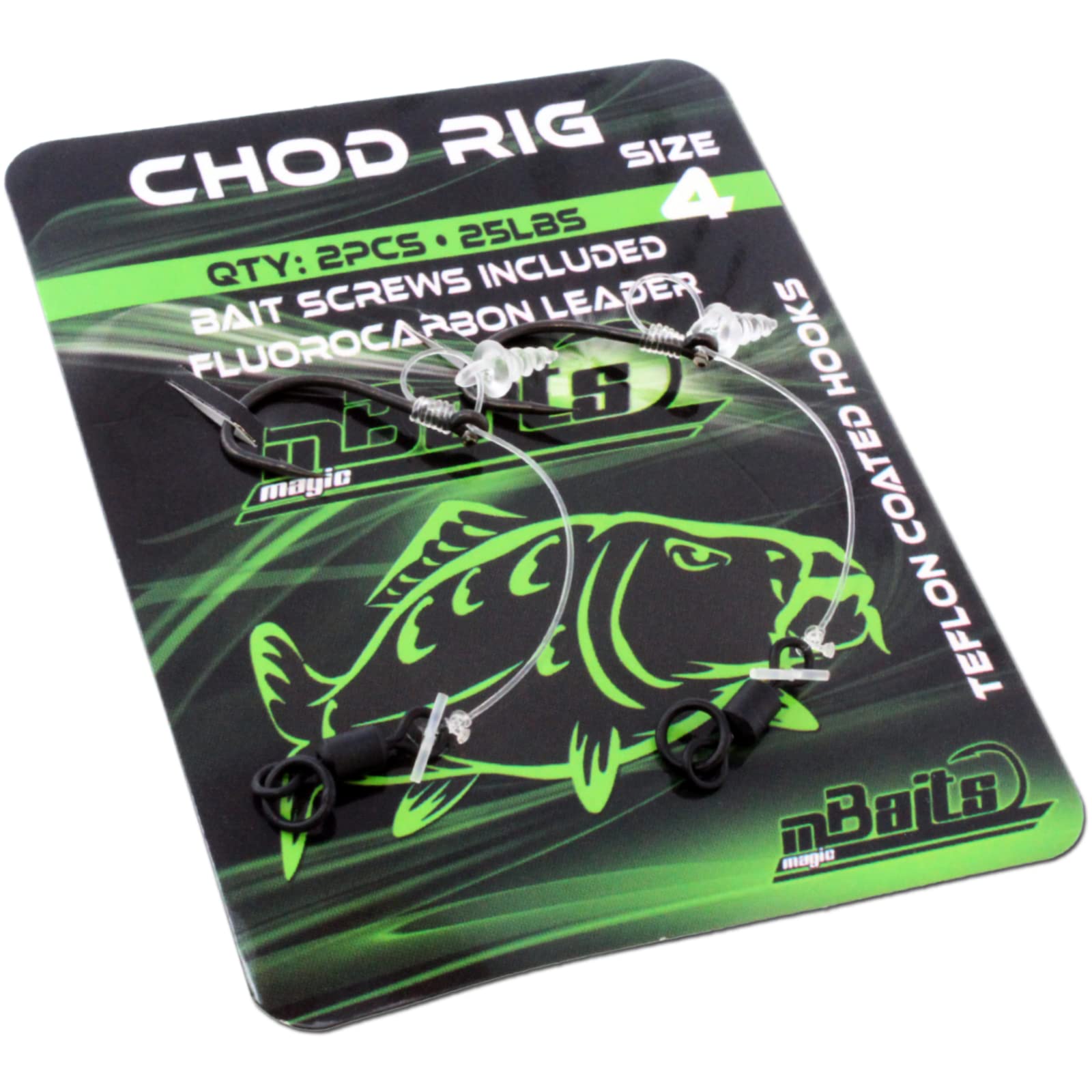 Angel Berger, amo da pesca per boilierig, chod rig, pop up rig, confezione da 3.