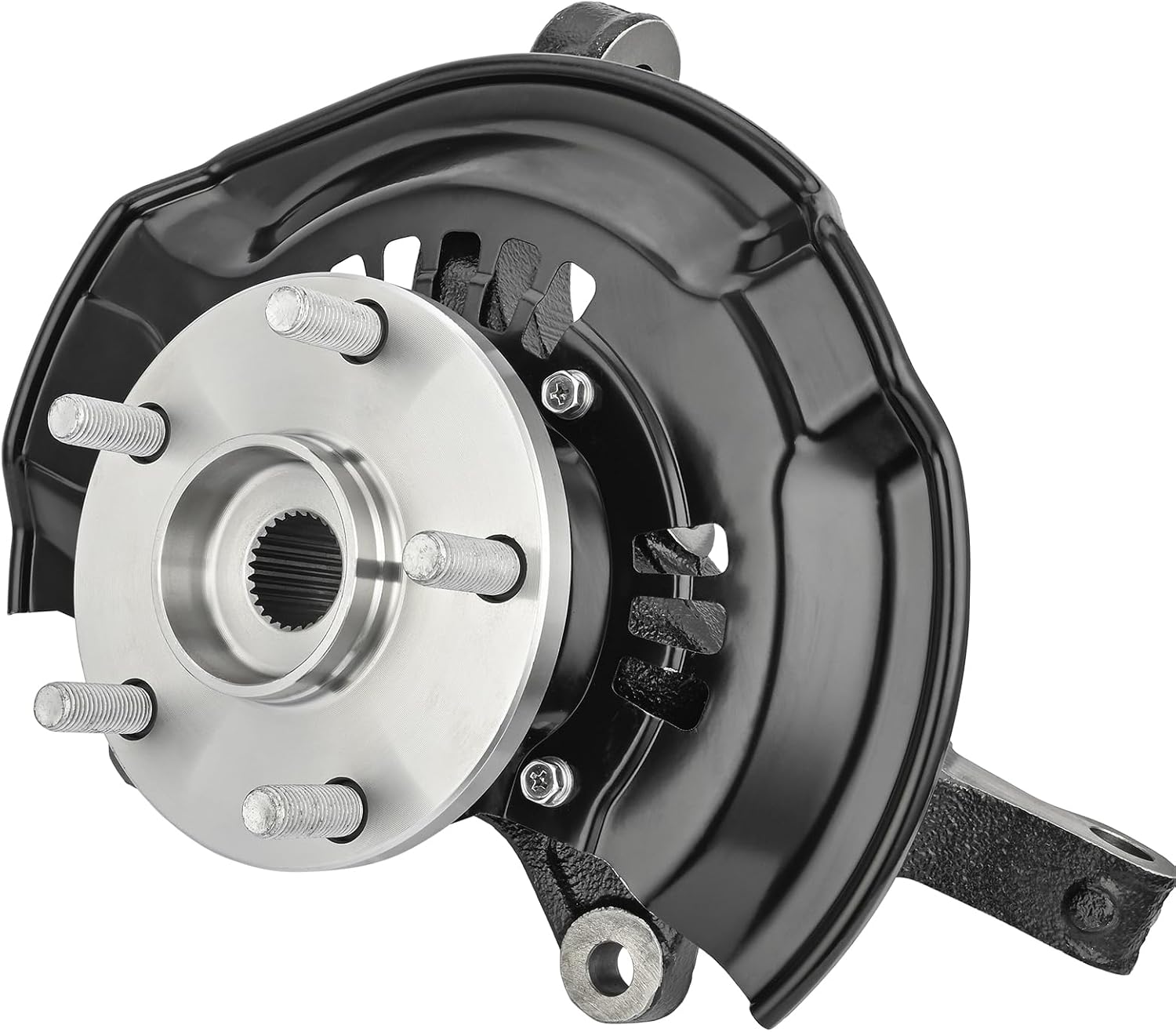JLEO 698-398 Front Right Passenger Side Steering Knuckle with Wheel Hub Assembly Replacement for Toyota Camry 2004 2005 2006 (2.4L; Vehicle Built in USA) Suspension Kit