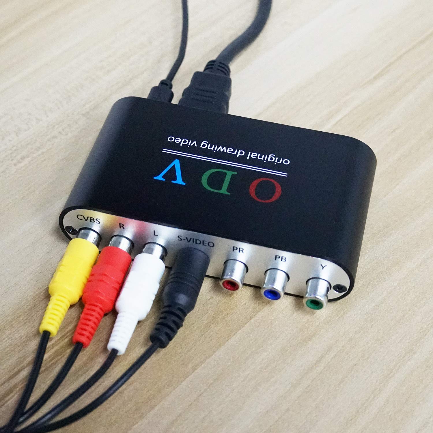 Mcbazel ODV Composite Convertitore adattatore RCA/S-Video/YPbPr a HDMI per Retro Console