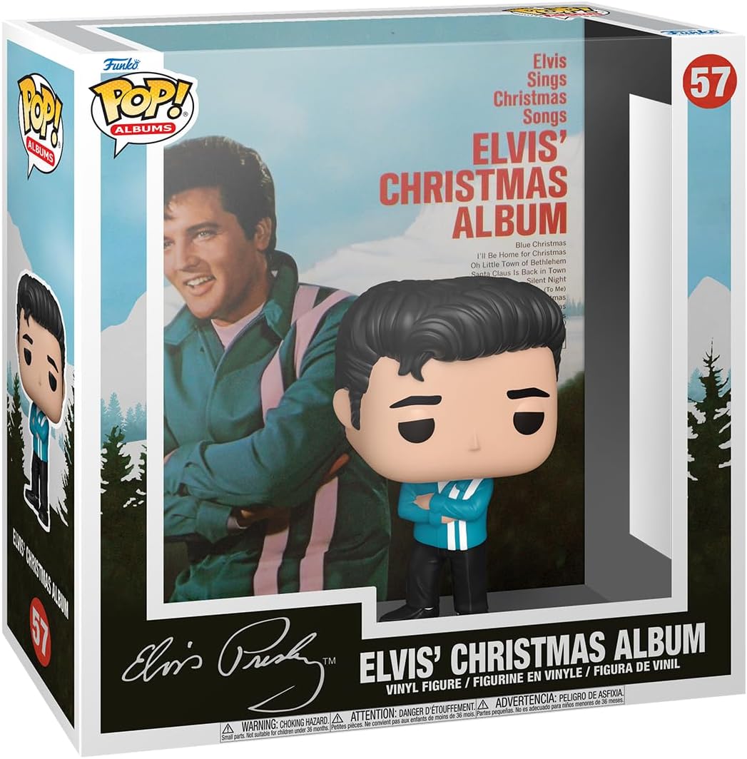 POP! Albums: Elvis Presley - Elvis Presley Xmas Album - Music - Collectable Vinyl Figure - Gift Idea - Official Merchandise - for Kids & Adults - Music Fans - Model Figure for Collectors