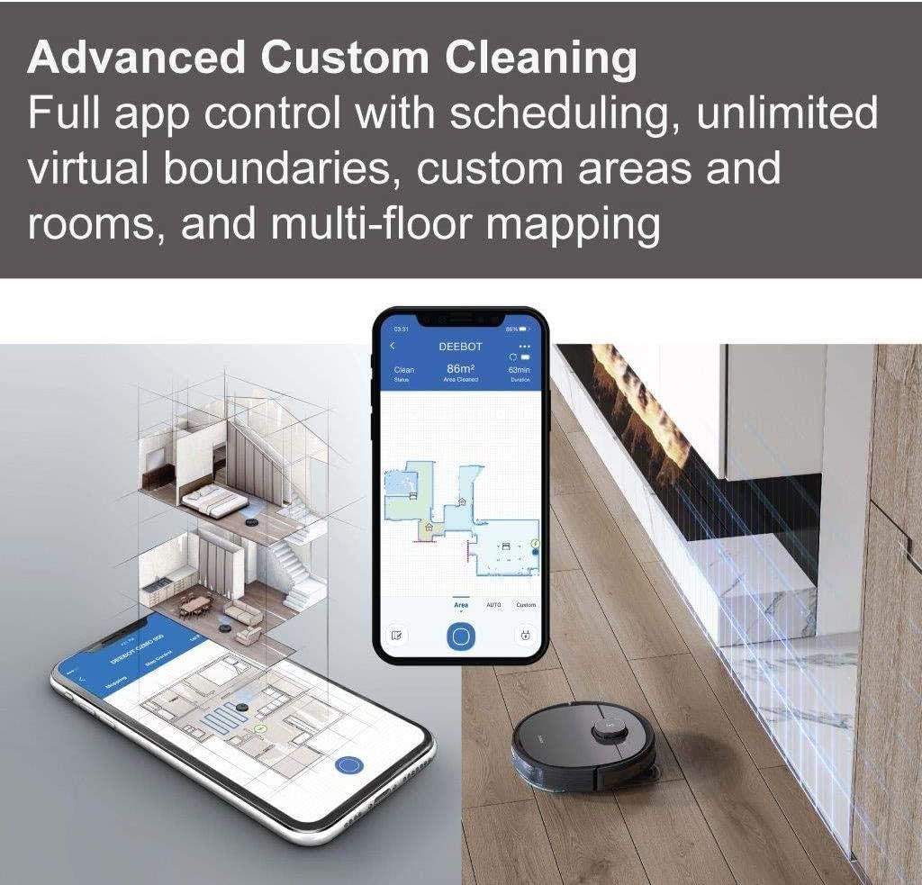 2-in-1 Robot Vacuum & Mop with Laser Navigation, App Control, 3-Hour Runtime 5