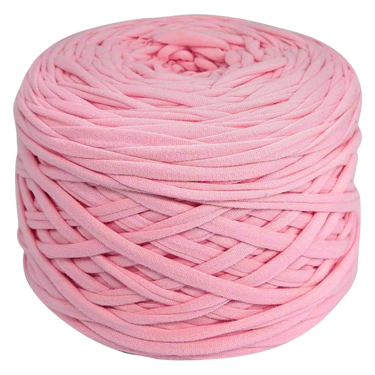 Hilo para tejer a mano rosa claro de 280g para ganchillo y mantas