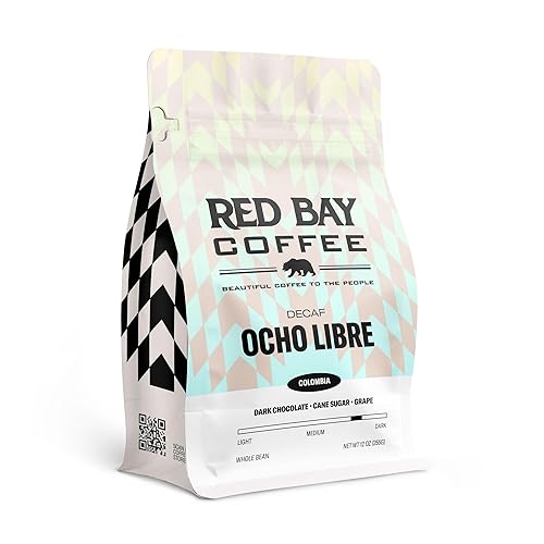 Miniatura 2 de Red Bay Coffee Ocho Libre Decaf Café Granos de café - Granos de café café descafeinado - Granos de café expreso de comercio directo - Bolsa