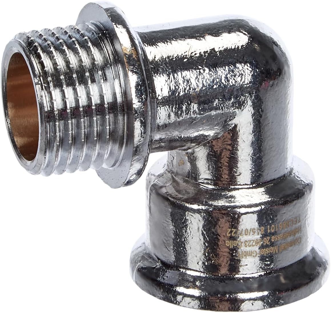 CORNAT TEC386101 1/2IT/ ET Chrome Brass Angle