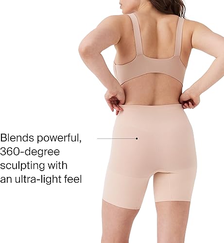 Miniatura 4 de Spanx SPANXsculpt Short Sin Costuras de Poder a Medio Muslo - Ropa Moldeadora Central - Ligero, Moldeado y Soporte Durante Todo el Día - Sin Líneas