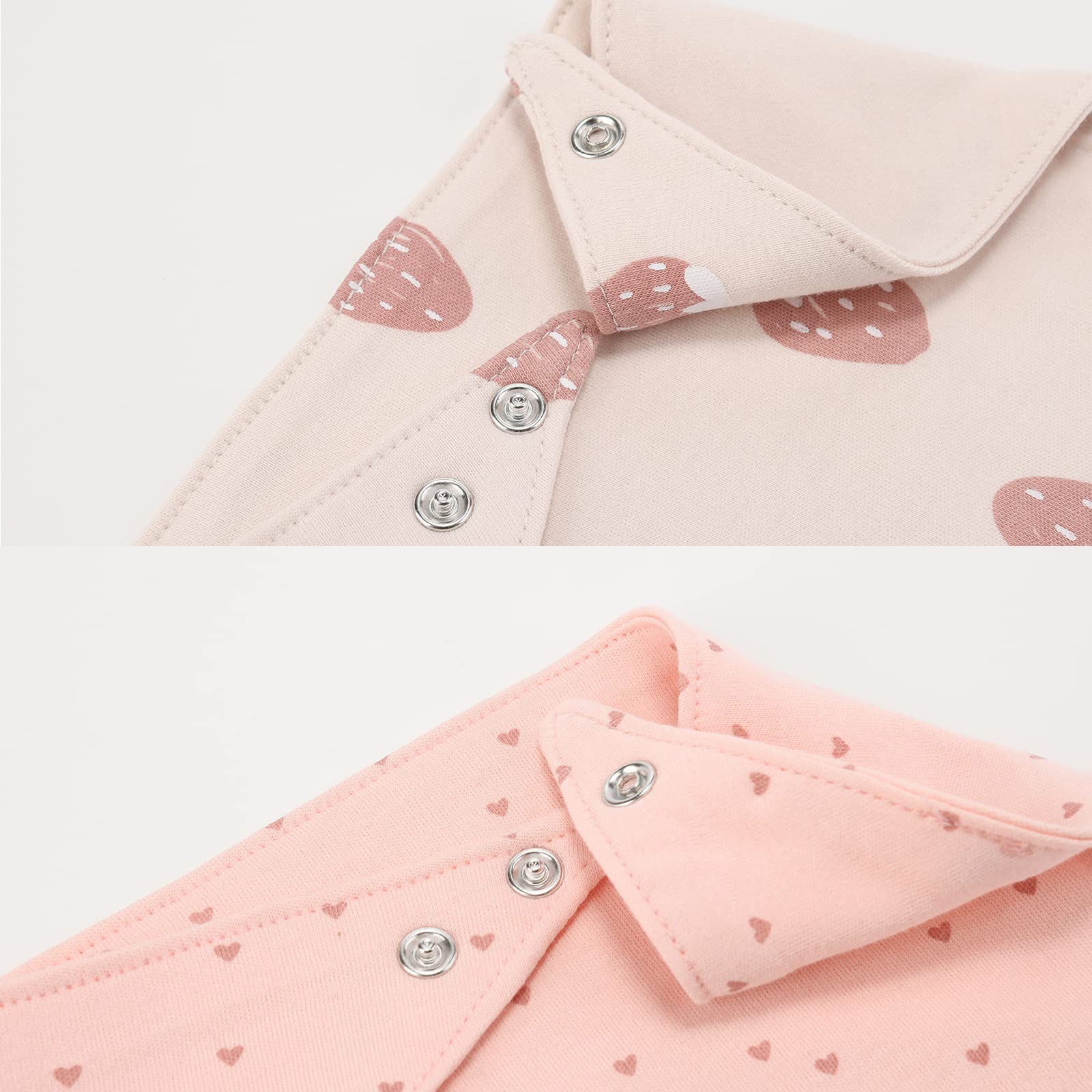 MAMIMAKA Conjunto de ropa para bebé recién nacido de 23 piezas, paquete de 5 mamelucos + 3 pijamas y accesorios para 0-6 meses